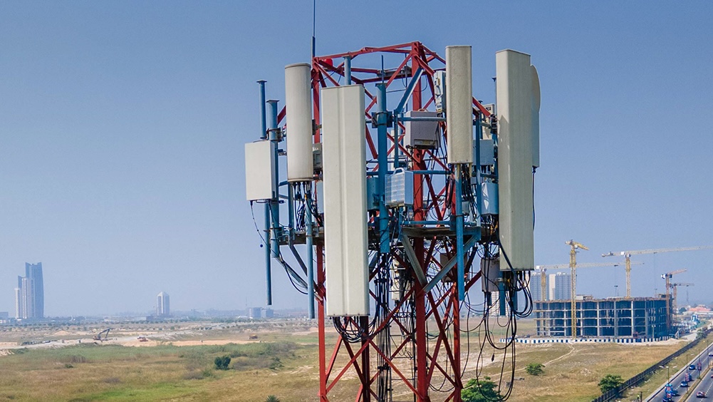 Telecom tower in Africa